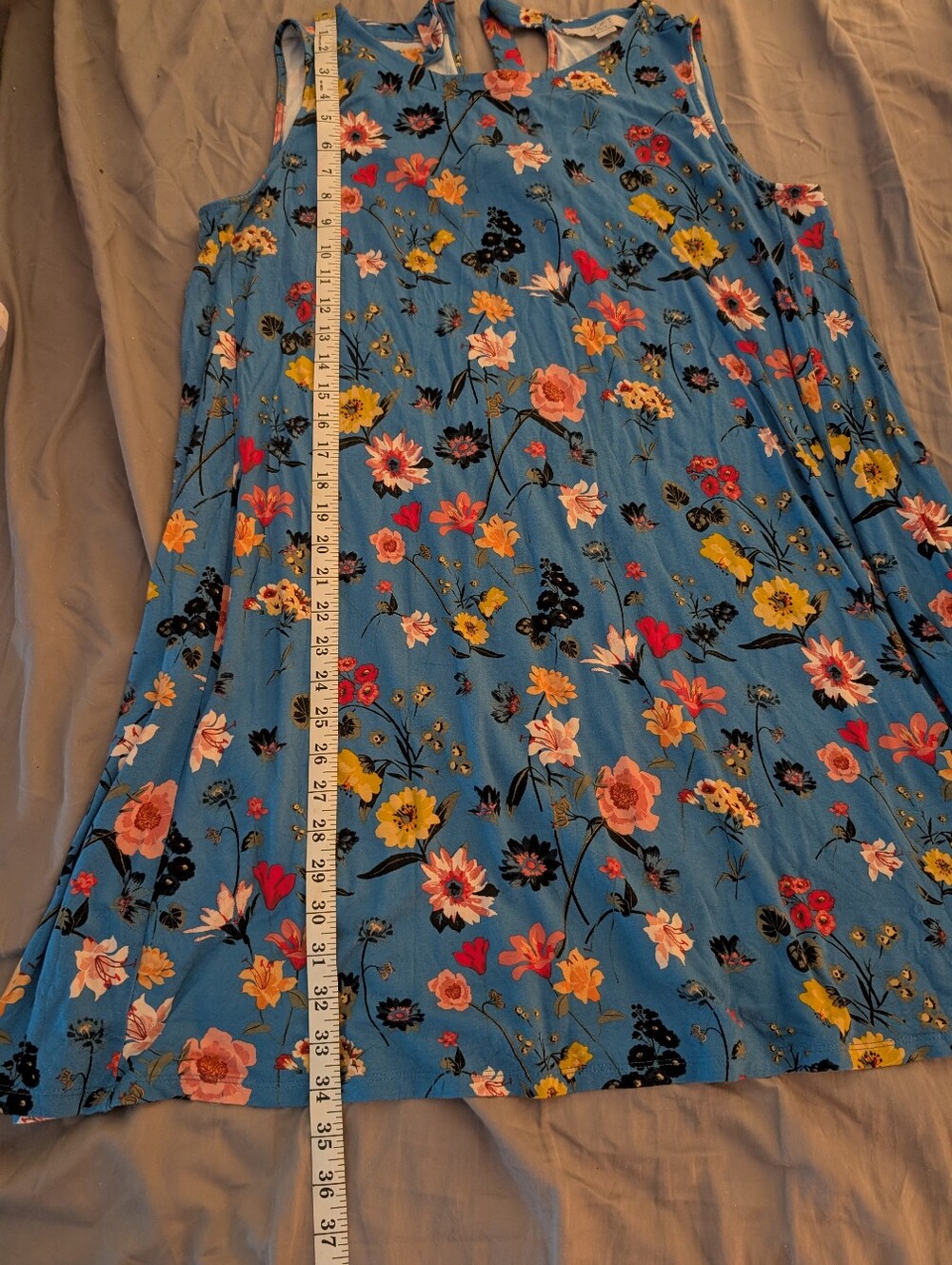 LOFT Floral Swing Dress - Picture 8 of 8